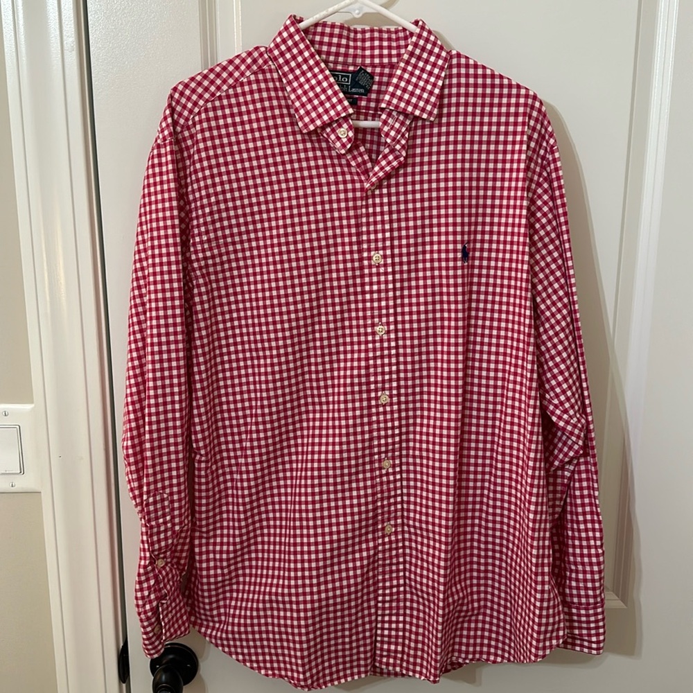 Polo Ralph Lauren pink button down